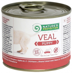 NATURE'S PROTECTION PUPPY Cielęcina 200 g 